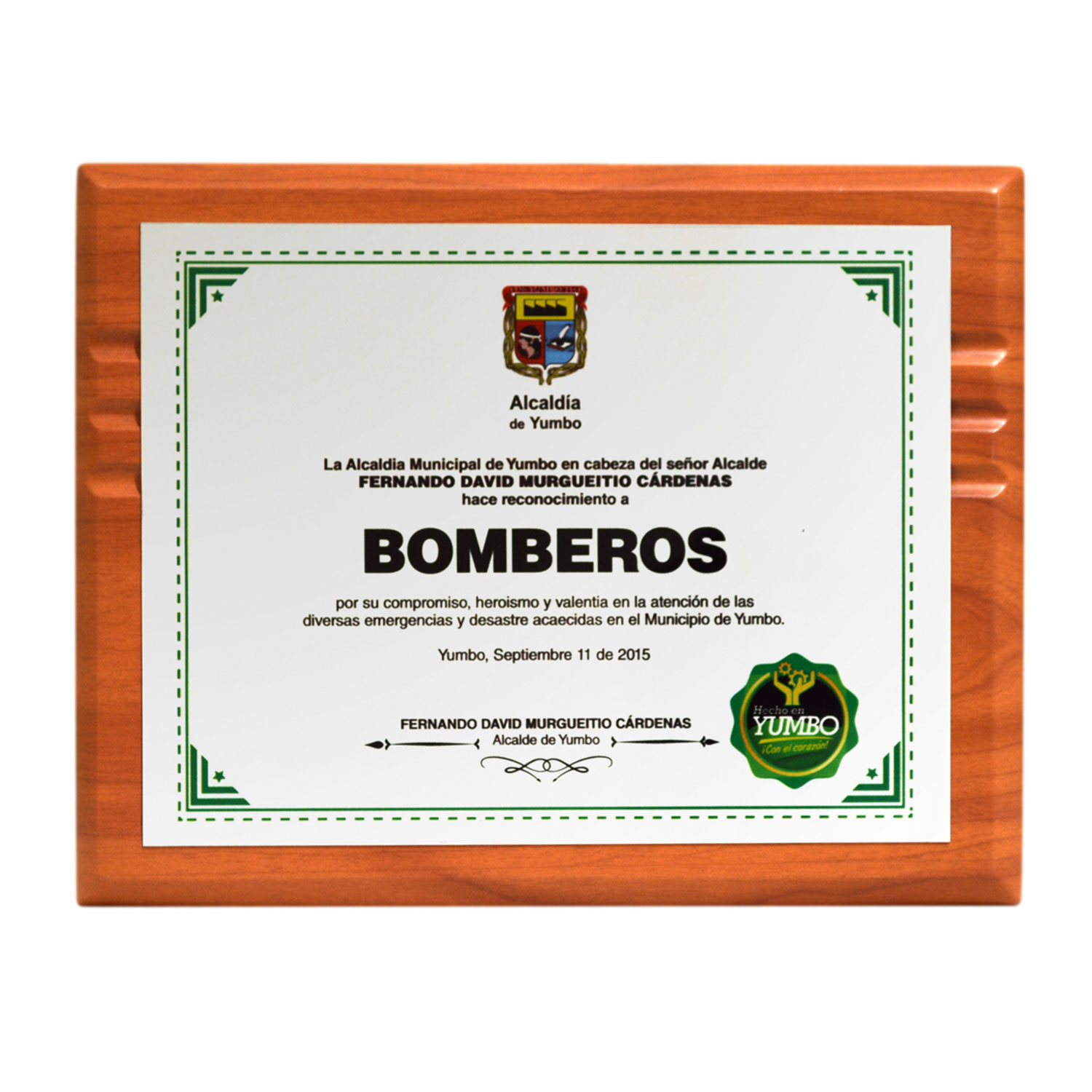 🎖️ Placas Conmemorativas Personalizadas en Colombia